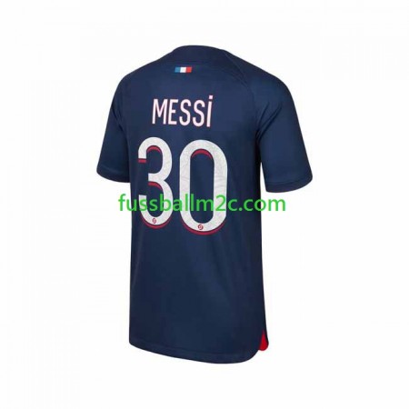 Fußballtrikots Paris Saint-Germain Lionel Messi 30 Heim Trikotsatz 2023-2024
